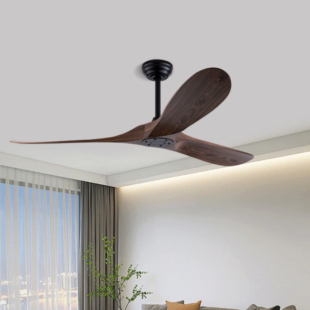 52 60 インチ現代天井ファンライトなし 3 ABS ブレード 6 スピード静音ファン可逆 DC モーター電動ファン屋内屋外