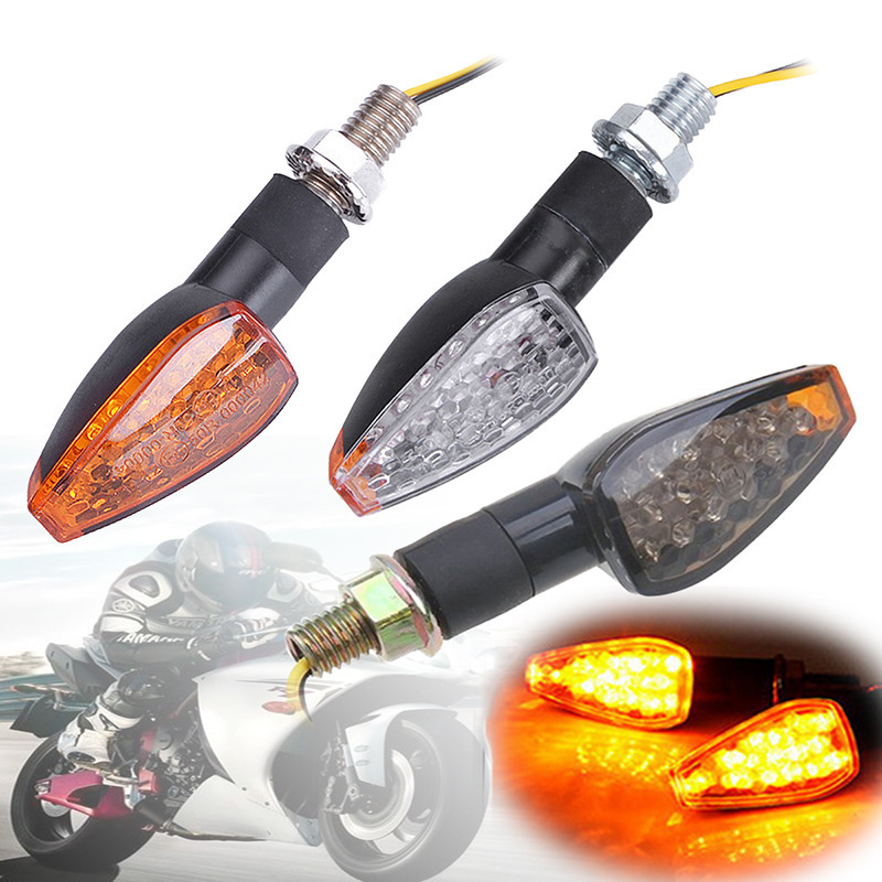 オートバイ LED ウインカーライトウインカーインジケータライト 12V モトウインカーランプホンダ用ヤマハ用カフェレーサー