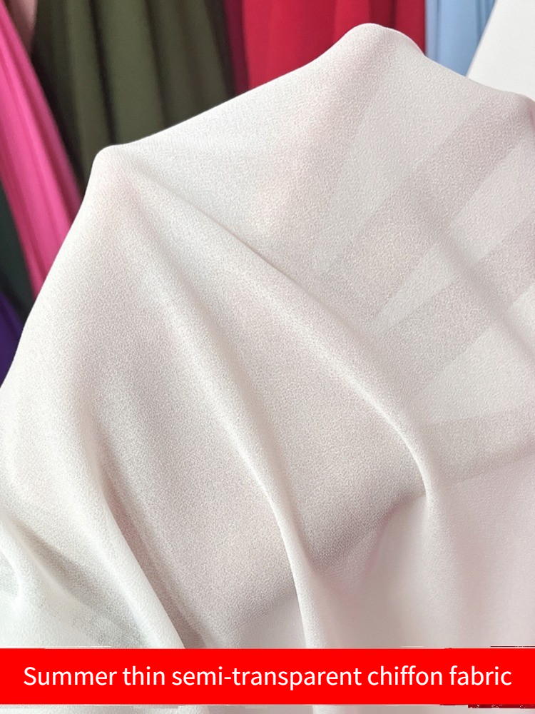 夏薄いシフォン生地半透明メートルによる服スカートドレスシャツ衣装 Diy 縫製ソフト無地布黒