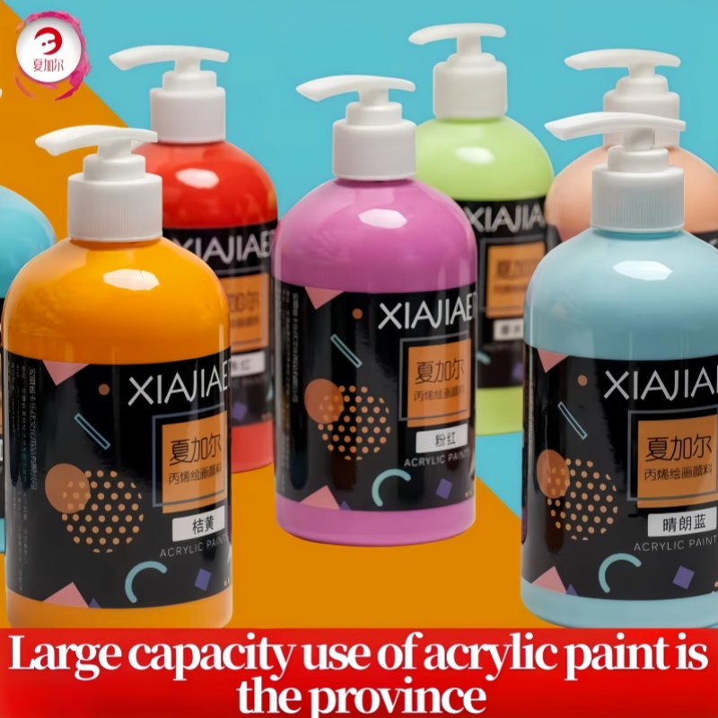 500ml カモノハシノズルアクリルペイント、屋内アート用大型バレル壁画コーティング、手描き