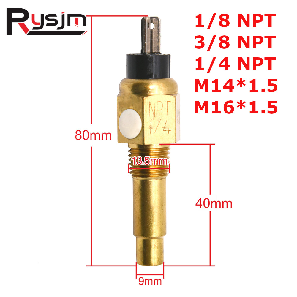 M14X1.5 M16X1.5 M18X1.5 水温センサーボートトラックメーターレーシングカー水温ゲージ車センサー Temperatura NPT1/8