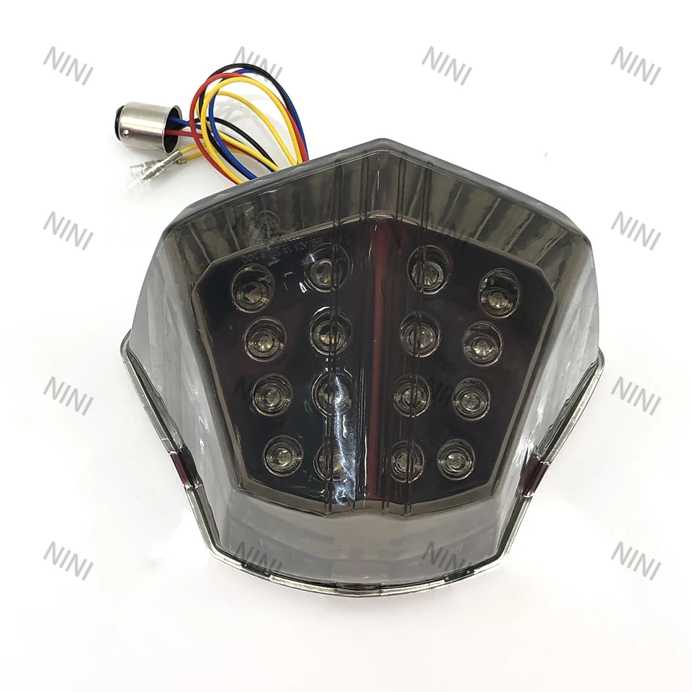 オートバイヤマハ FZ6R FZ6 XJ6 XJ-6 F NS 流用 2009-2017 LED テールライトブレーキライトリア警告ランプターンシグナルライト
