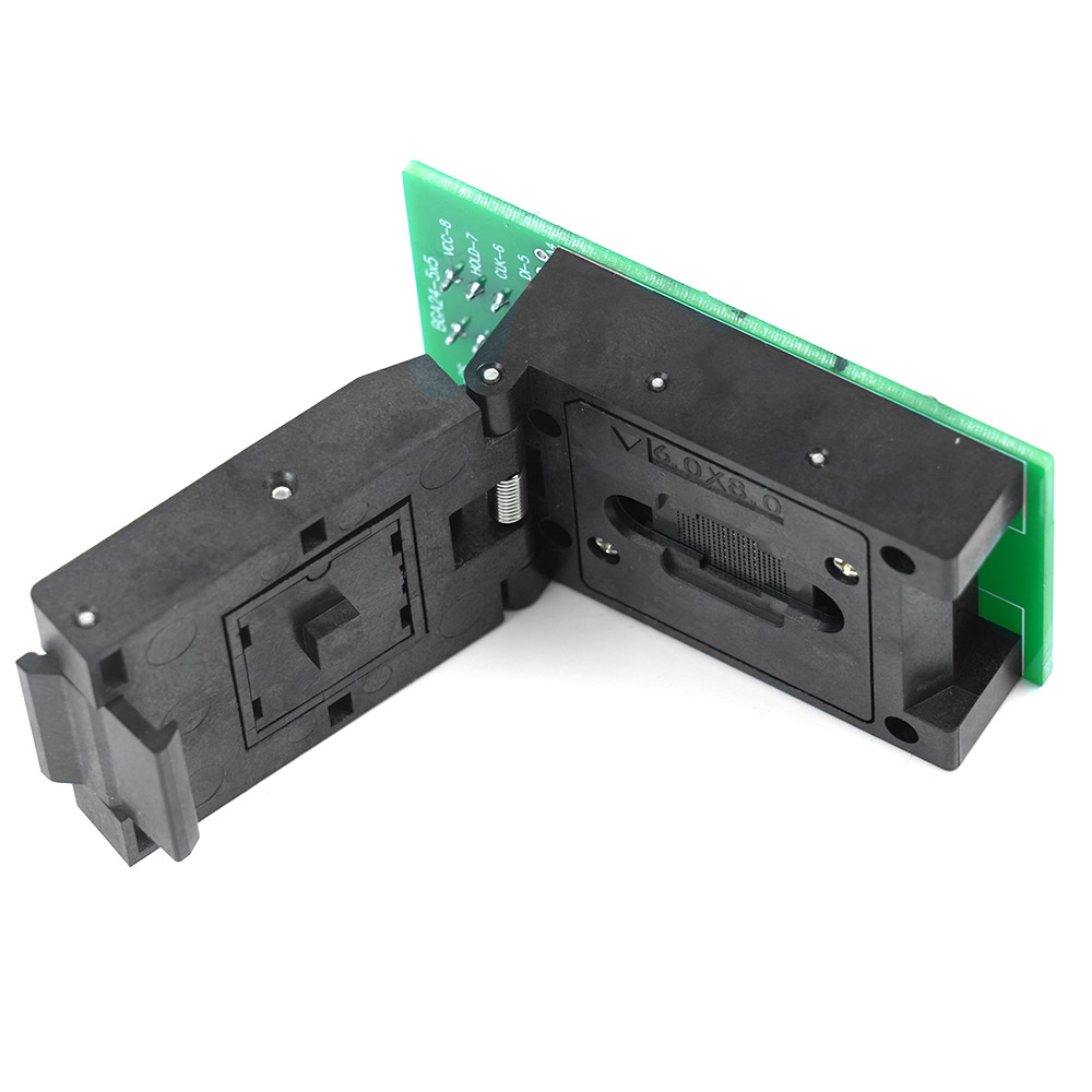 XGECU BGA24-DIP8 アダプタマトリックス IC クリップチップフレーム RT809H RT809F TL866II/T/E EzP2023/2019 T48 T56 プログラマブルチップ 6*4/5*5
