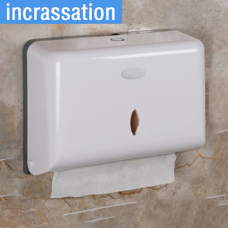 壁掛けペーパータオルボックスユニバーサルホテルトイレ商業ティッシュディスペンサーパンチフリーマルチフォールド三つ折りペーパーホルダーホーム