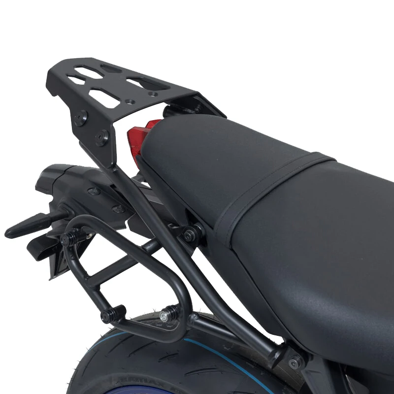 QMSTART レーシングオートバイリアキャリア荷物ラック貨物棚キャリーホルダーブラケットヤマハ FZ09 MT-09 SP 2021 2022 2023