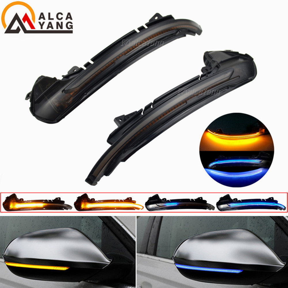 車 LED ダイナミックターンシグナルライトバックミラーサイドミラーライトインジケータウインカーアウディ A6 RS6 S6 C7 C7.5 4 グラム 2012 2013 2014-2018