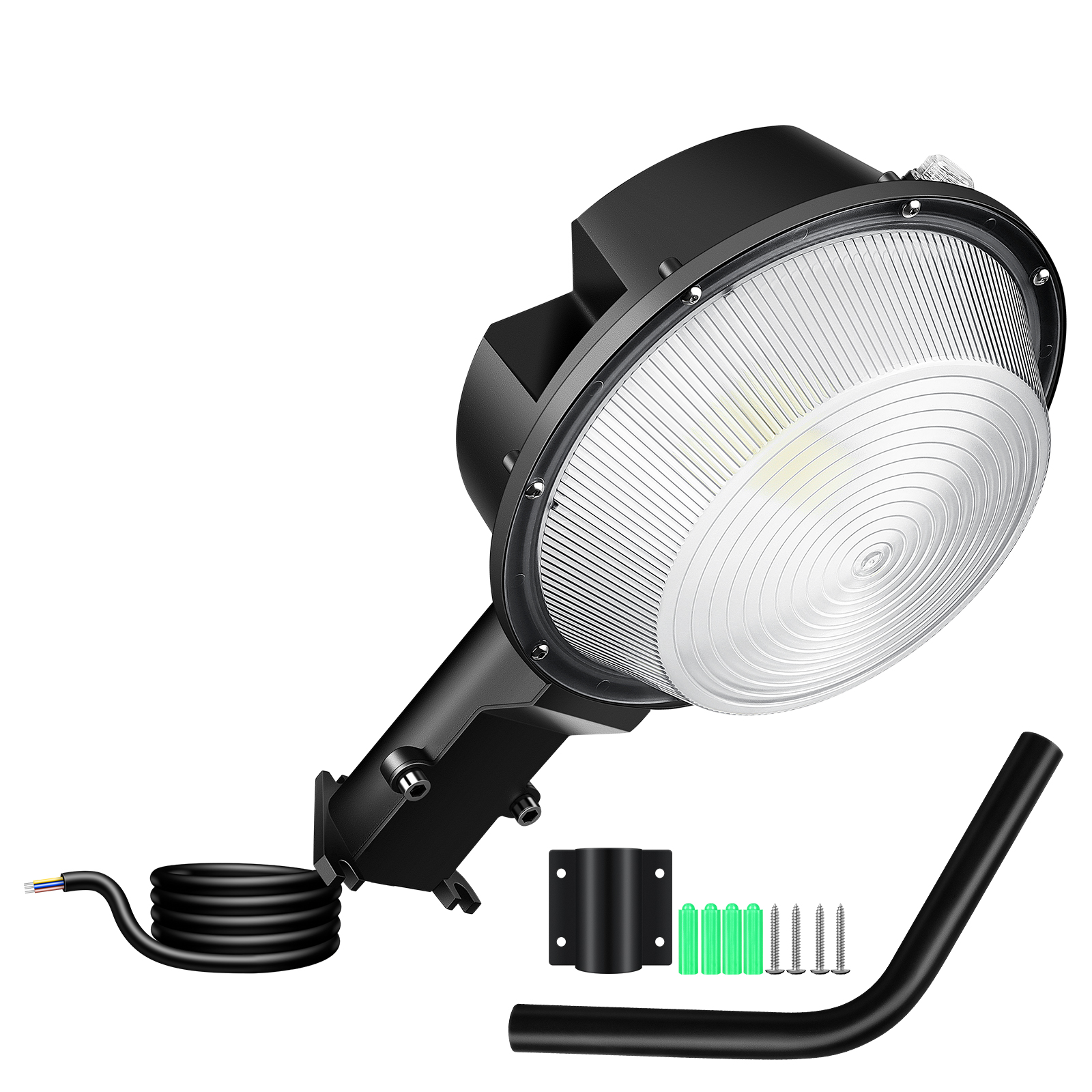 SKYWORLD LED Barn Light, 110W 10000LM Yard Area Lights Dusk to Dawn Sensor Outdoor Lighting with Photocell 6000K Street Lights