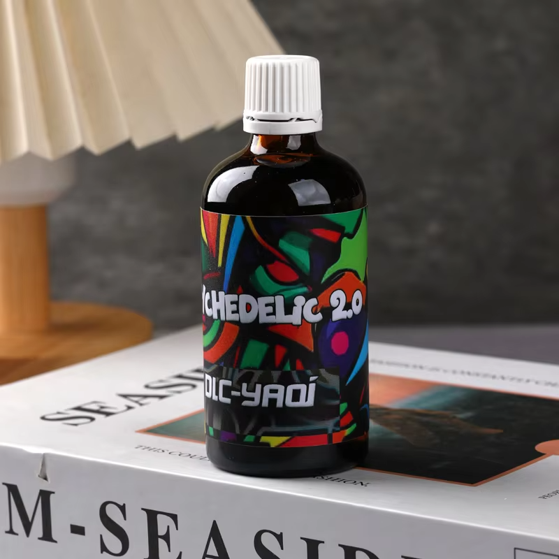 2026 YAQI サイケデリック 2.0 アルコールフリー アフターシェーブ スプラッシュ、男性用 100 ml プレミアム スージング グルーミング リキッド