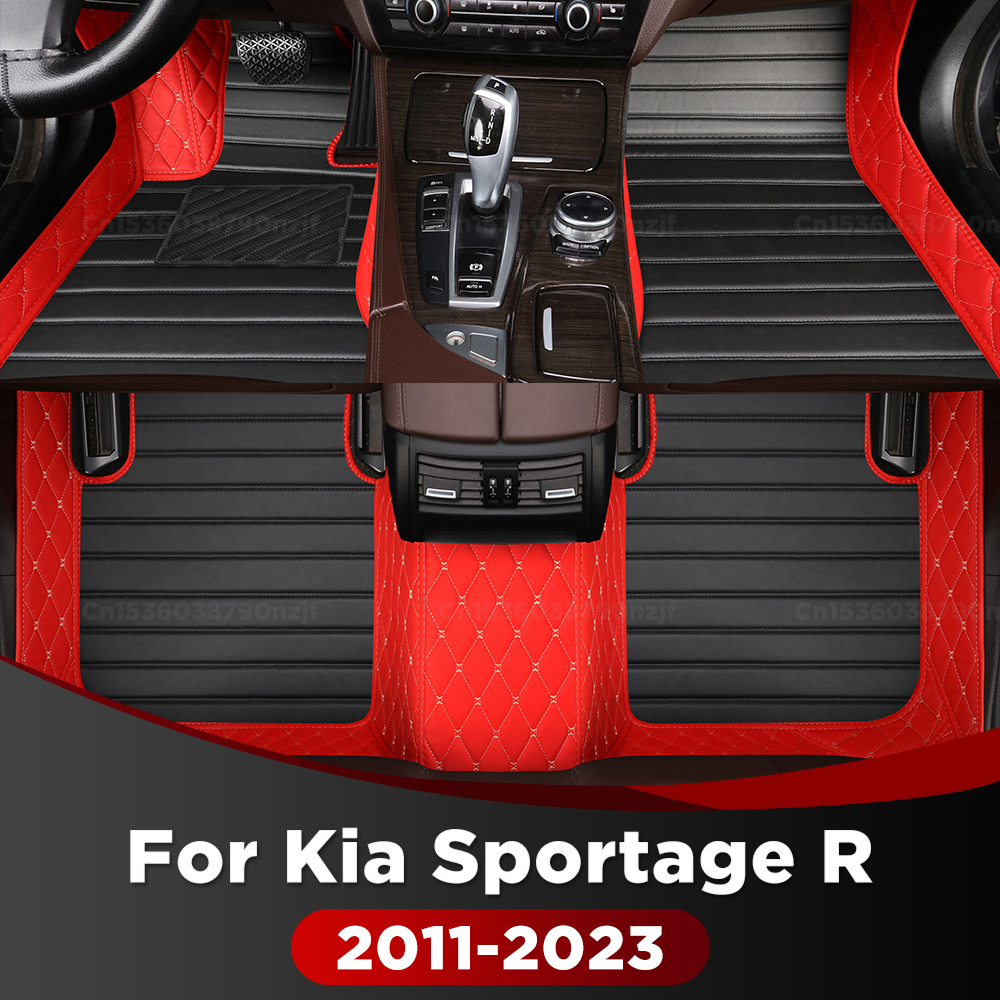起亜 Sportage R 2011-2023 2022 2021 2019 2018 カスタム車のフロアマット自動車カーペットカバーインテリアアクセサリー保護