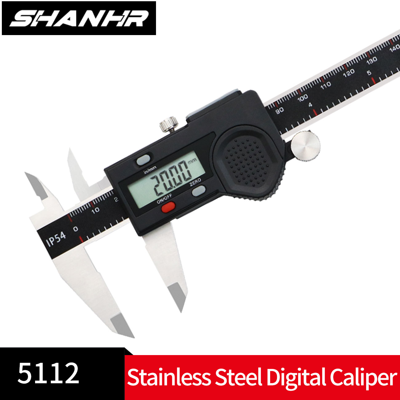 SHANHR デジタルノギス 150 ミリメートル電子ノギスマイクロメーターパキメトロデジタル 150 ミリメートルノギスステンレス鋼