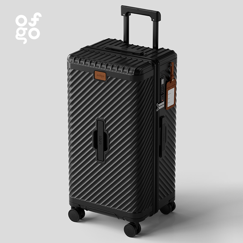 Ofgo スーツケース 20-30 インチ |カップホルダー/防水 PC スーツケース大容量スピナースーツケース Tsa トラベルトロリーケースロック付き