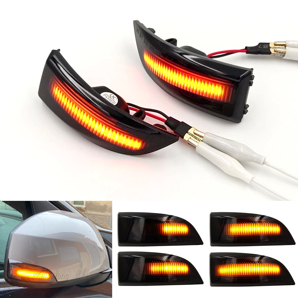ルノーメガーヌ 3 MK3 III RS 2008-2016 ラグナ III X91 フルエンス緯度ダイナミック LED ターンシグナルサイドミラーインジケータライト