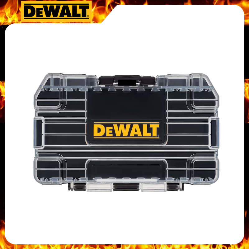 DEWALT TSTAK タフケースブラックミディアムスタッカブルリムーバブル防塵ドリルビットアクセサリー 148*85*40 ミリメートル収納ツールボックス 1 個