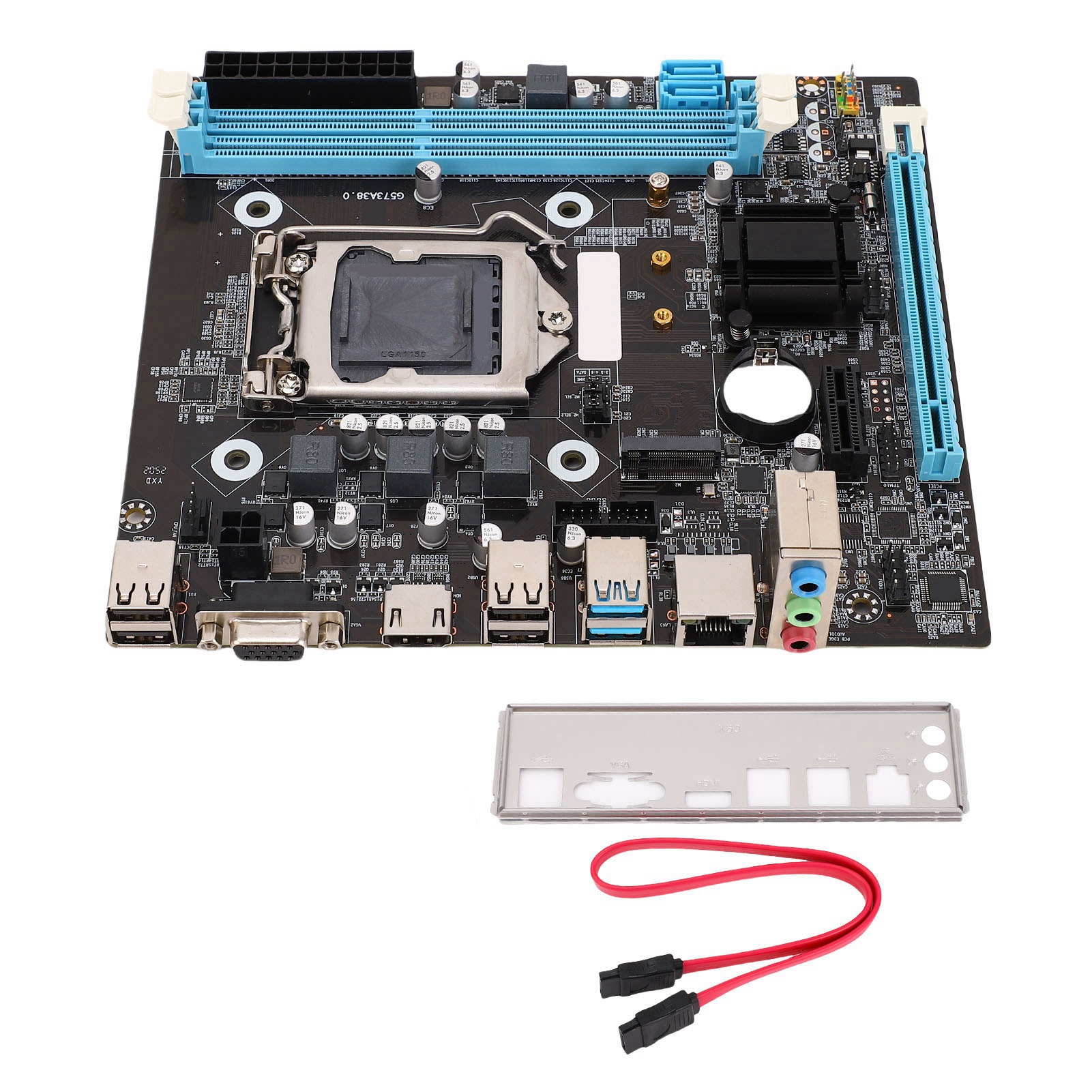H81 ゲーミングマザーボードデュアルチャネル DDR3 M.2 NVMe NGFF SATA 6Gb/s PCIe スロット LGA 1150 マイクロ ATX PC マザーボードコア用