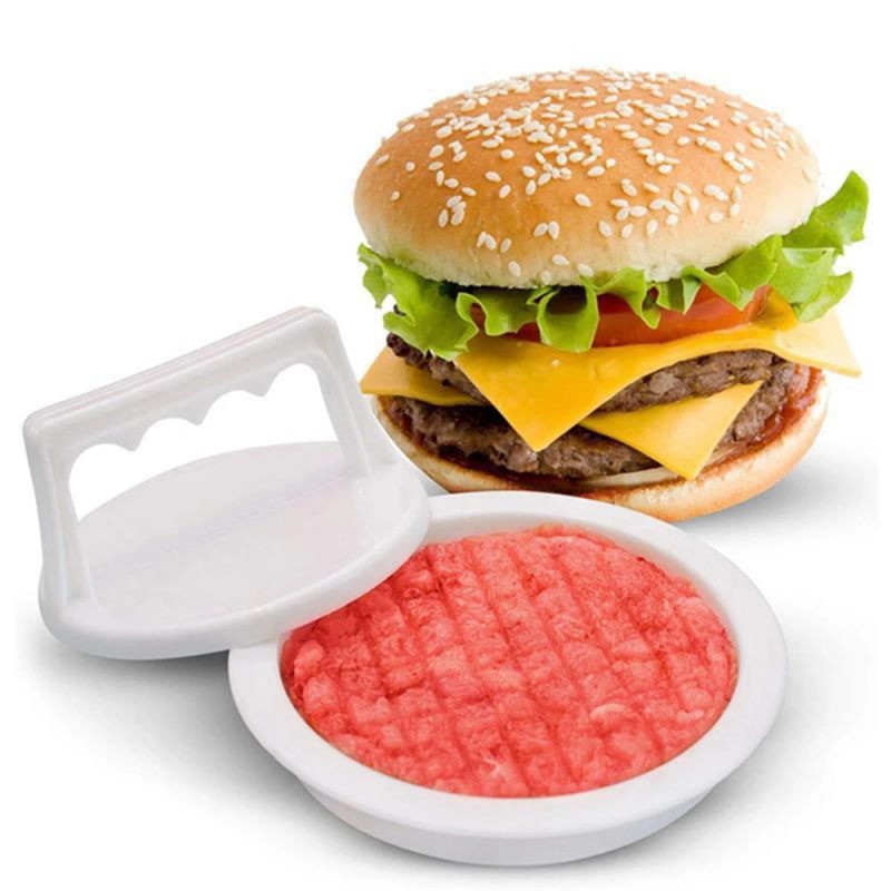 1pc ハンバーガー多機能ミートプレスバーガーパティプレス分解が簡単、組み立てが簡単、お手入れが簡単