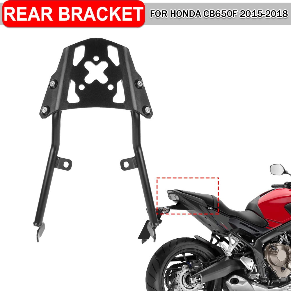 オートバイリア荷物ブラケットカーゴサポートホンダ CB650F 2015 2016 2017 2018 CB650 CB 650 F テールラックトップケースボックスホルダー