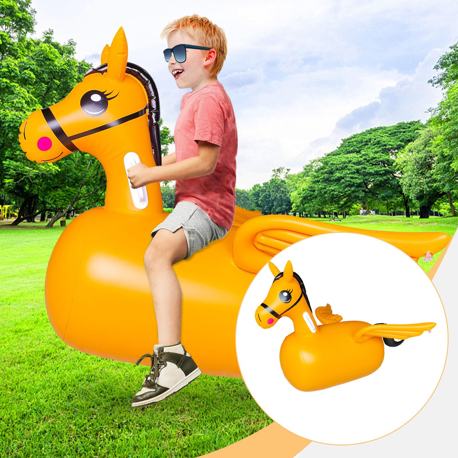 子供の弾む馬のおもちゃ公園のゲーム活動のためのインフレータブル乗馬ホッピングおもちゃ