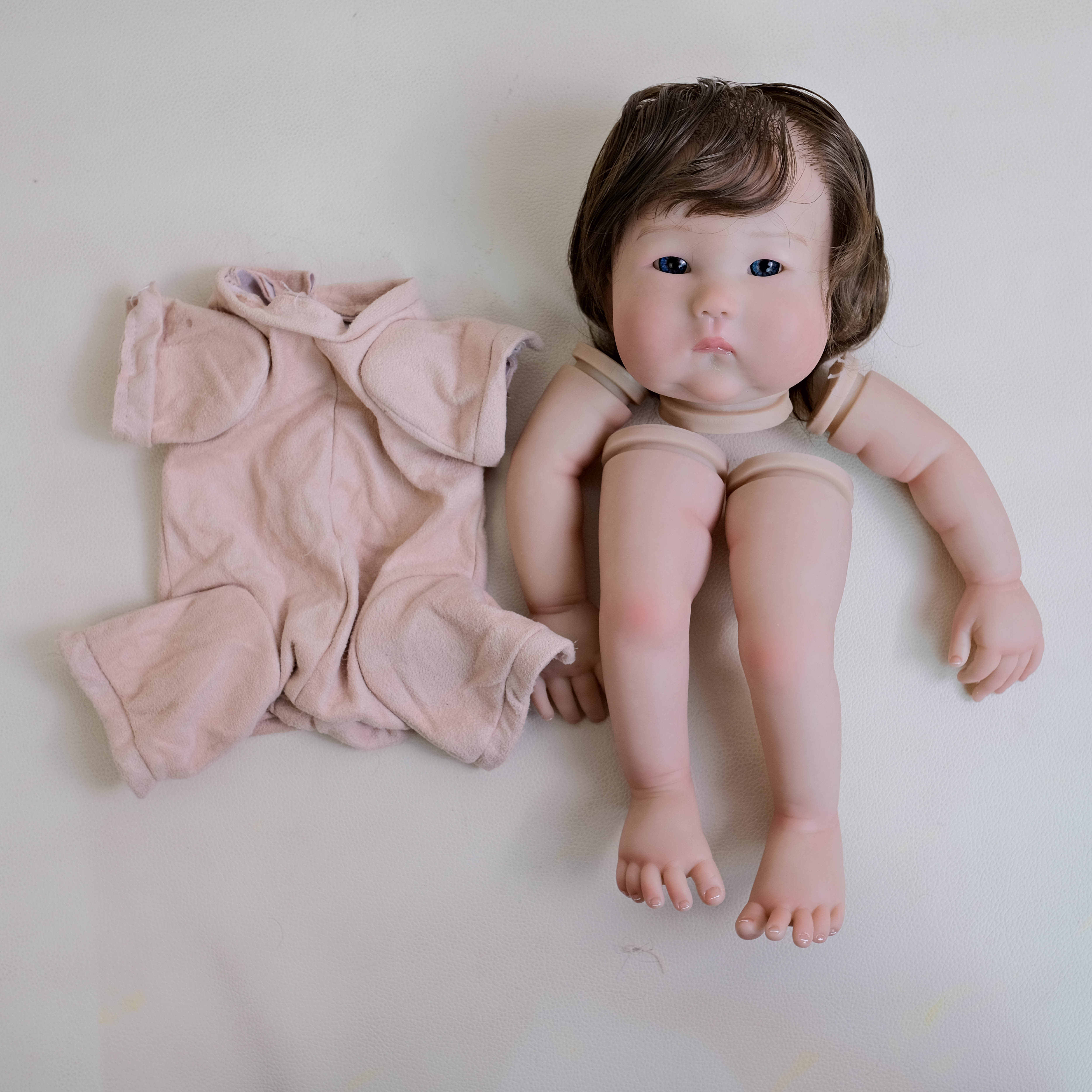 20 インチ未完成塗装リボーン人形キット NPK クリアランスセール an Ming Baby かわいい DIY 人形パーツ