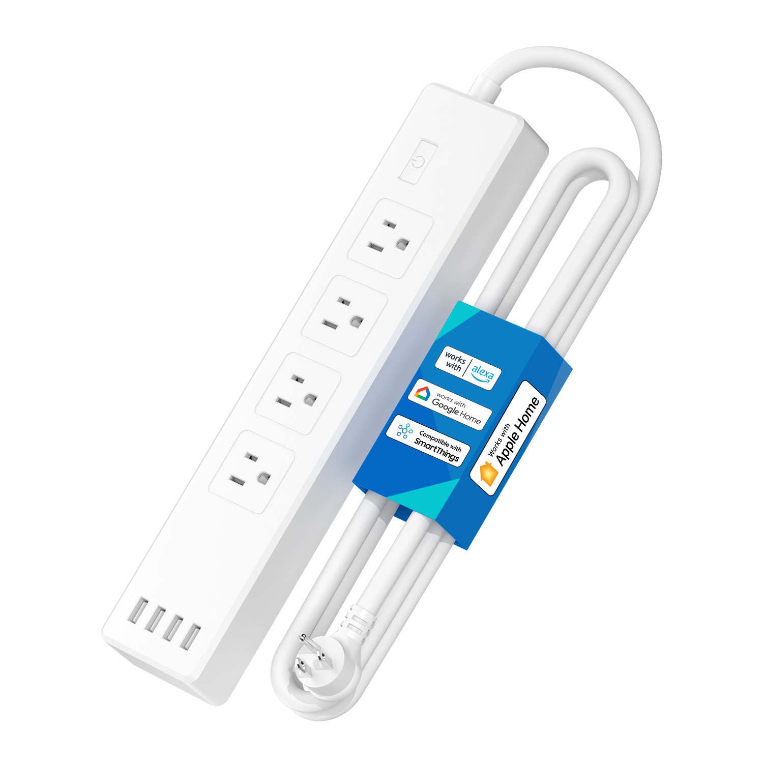 Meross スマート電源タップ WiFi サージ プロテクター US プラグ ソケット延長サポート HomeKit Siri Alexa Google アシスタント
