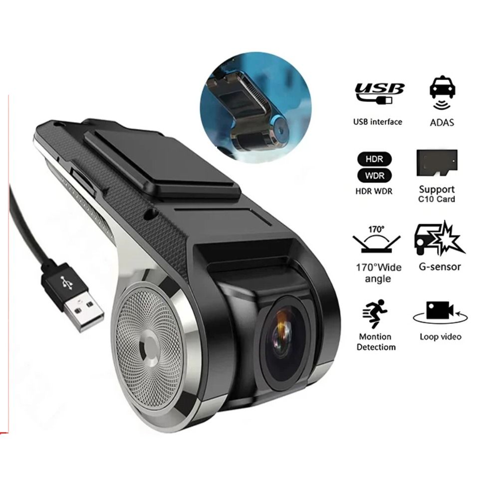新しい HD 1080P ダッシュカメラ拡張可能なメモリ 360 ° ビュースマート車のカメラ ADAS ビデオレコーダー車両監視