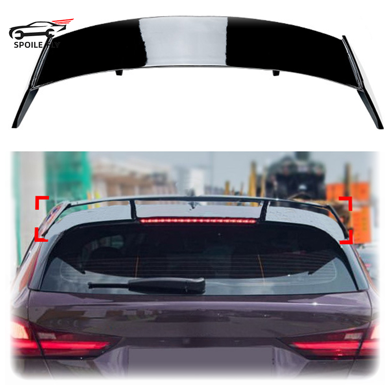 高品質 ABS BMW 1 シリーズ F40 F70 116i 118i 標準 2019 - 2025 ハッチバックスポイラーリアトランクウインググロスブラック Bdoy キット