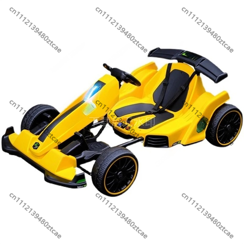 子供大人電動ゴーカート 4 ホイールバランスカーリモートコントロールドリフトライドオン車両