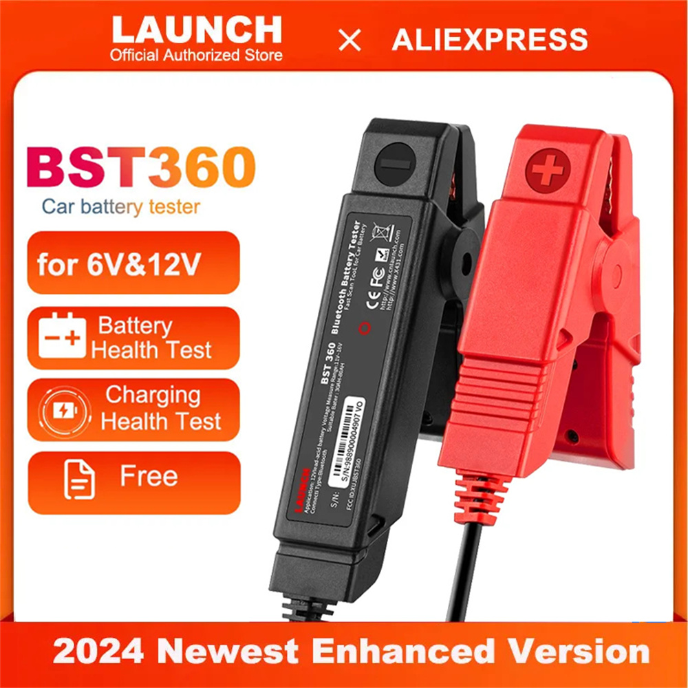 起動 BST360 車の Bluetooth バッテリー電圧テスター自動車クランキング充電スキャナツール 6V 12V X431 Android/IOS 用