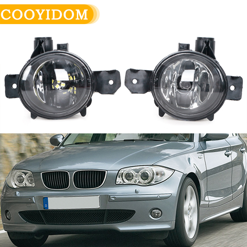 車のフロント LED フォグランプ電球付き BMW 1 シリーズ E82 E87 E88 X3 E83 X5 E70 63176924655 63176924656 車のスタイリングアセンブリランプ