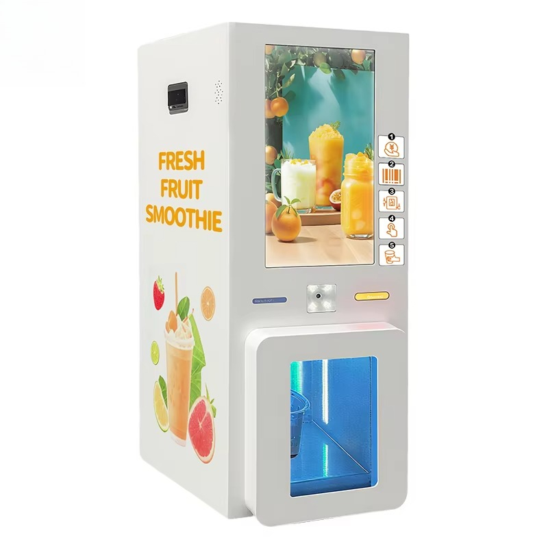 2025 タッチ スクリーン スムージー自動販売機コンビニエンス ストアの人気のためにカスタマイズされた自動新鮮な果物