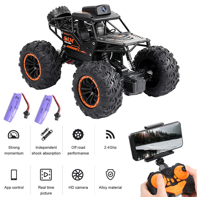 HD 720P WIFI FPV カメラ機付き Rc カーリモコンスタント 2.4 グラム SUV ラジコンクライミング子供のおもちゃ