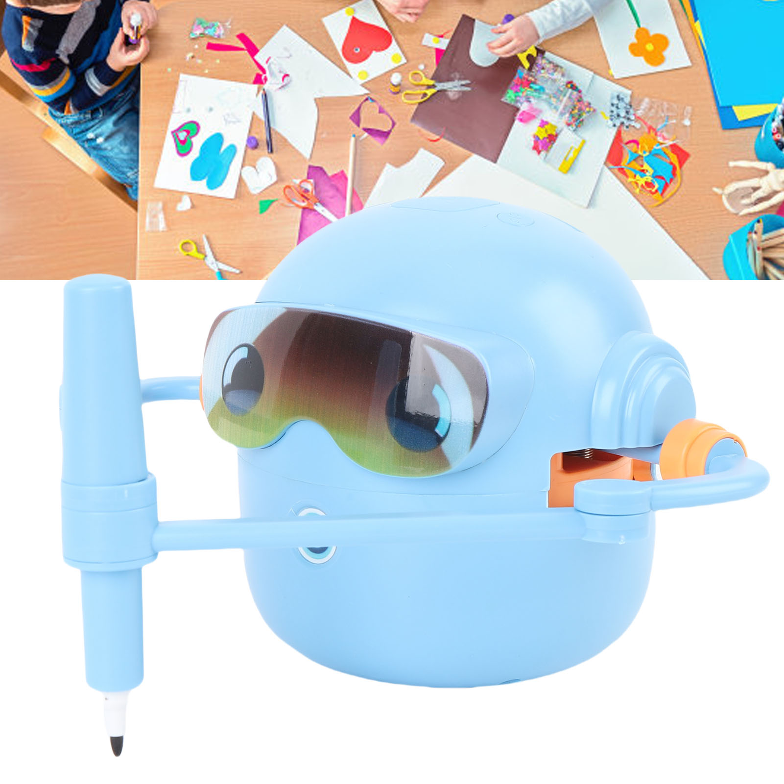 キッズ描画ロボット インタラクティブ教育自動描画ロボット 100枚のカード付き 男の子 女の子 就学前学習用