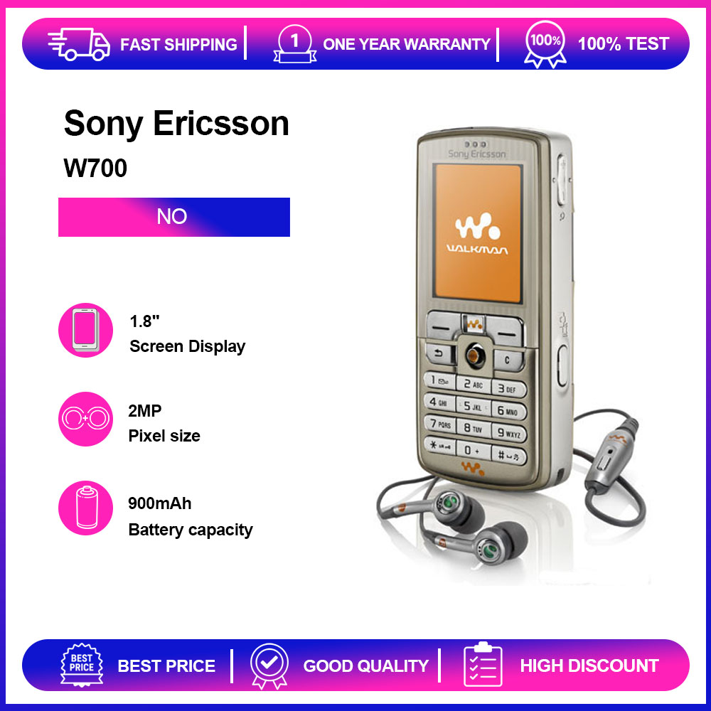 改装済みロック解除済みソニーエリクソン W700 2MP Bluetooth スピーカー電話ロシア語アラビア語キーボード