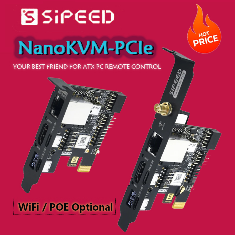 Sipeed NanoKVM-PCIe ミニ リモート コントロール PiKVM 運用および保守サーバー HDMI