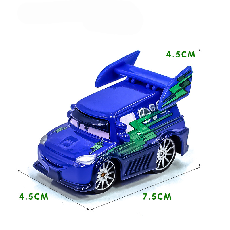 Alloy  Pixar Cars 3 Arvy Miss Fritter Mater Mr. Destruction 1:55 Diecast Metal Car Model Toy for Kid Birthday Gift