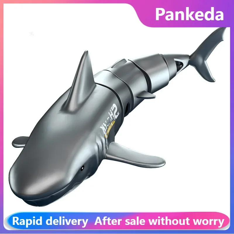 Rc サメのおもちゃシミュレーション潜水艦のおもちゃクジラリモコン動物防水浴槽プール電気おもちゃ子供男の子ギフト