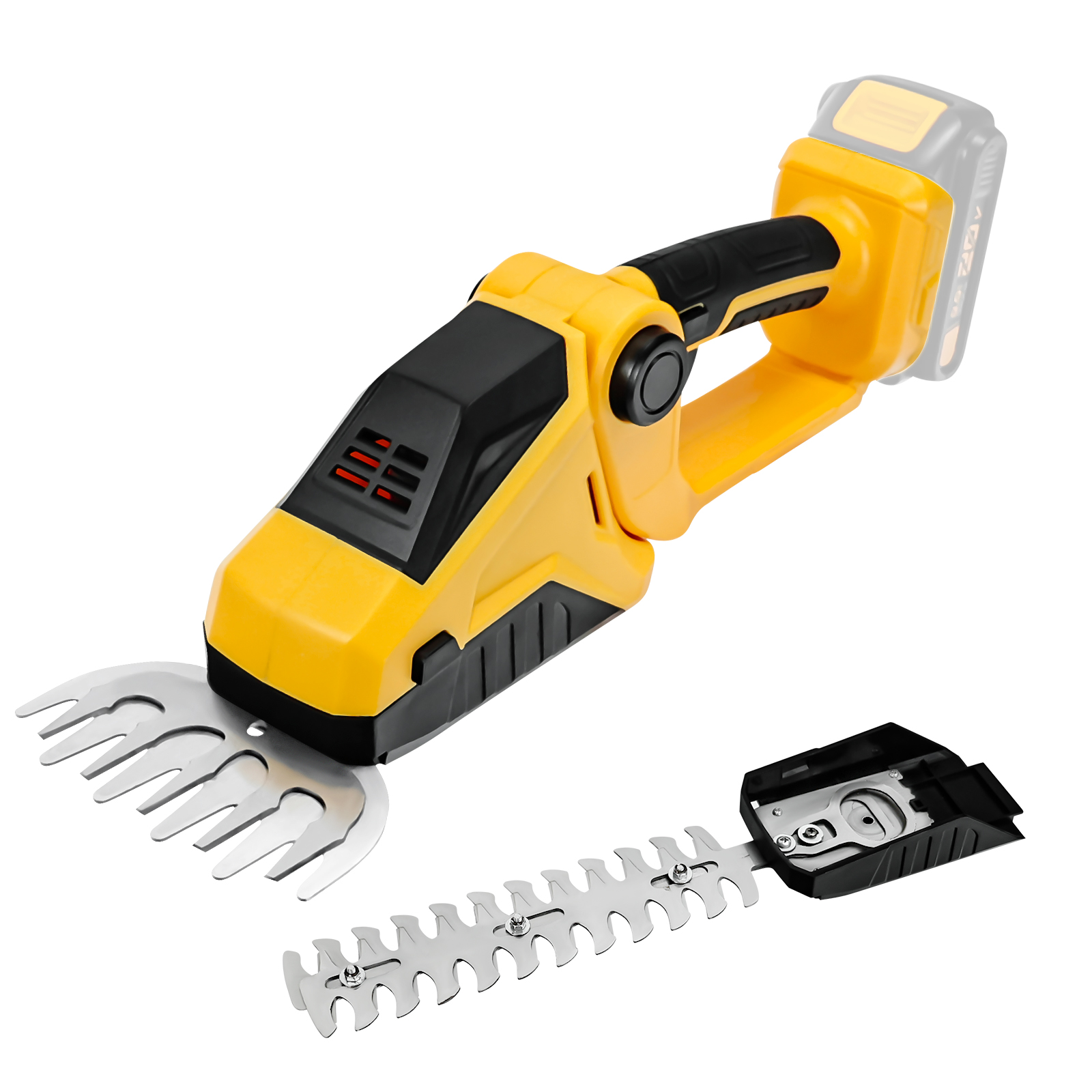 コードレスヘッジトリマー 電動草トリマー ブッシュトリマー 草鋏 手持ち式ガーデンツール Dewalt 20V バッテリー用 (バッテリーなし)