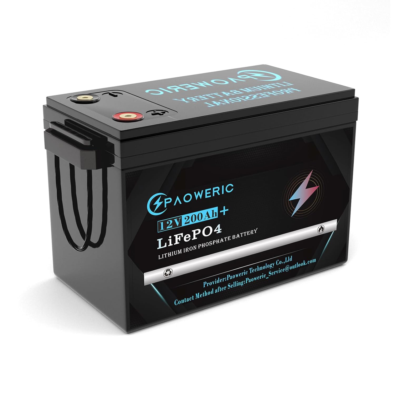12V 200Ah LiFePO4 リチウム電池、150A BMS 付き、ソーラー、RV、ホームエネルギー、カスタム用のコンパクトなリン酸鉄リチウム電池