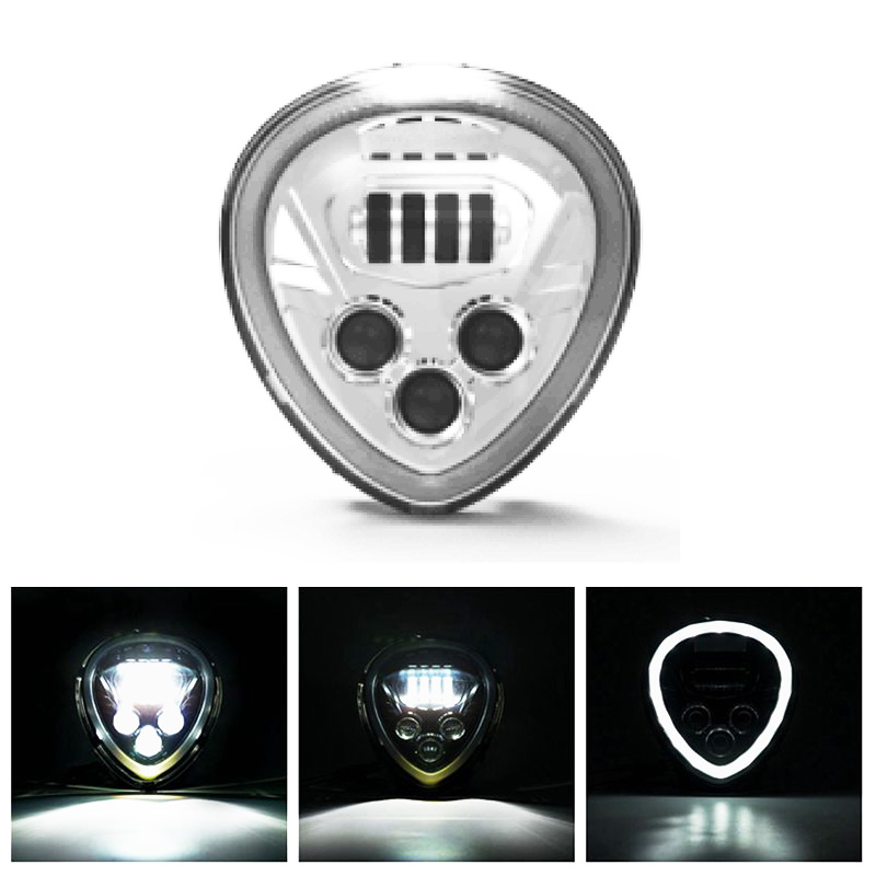 CE 認識 LED ヘッドライトアセンブリ ヤマハ ストラトライナー S/デラックス/ミッドナイト スター/ロードライナー XV1900 2006-2017 に適合
