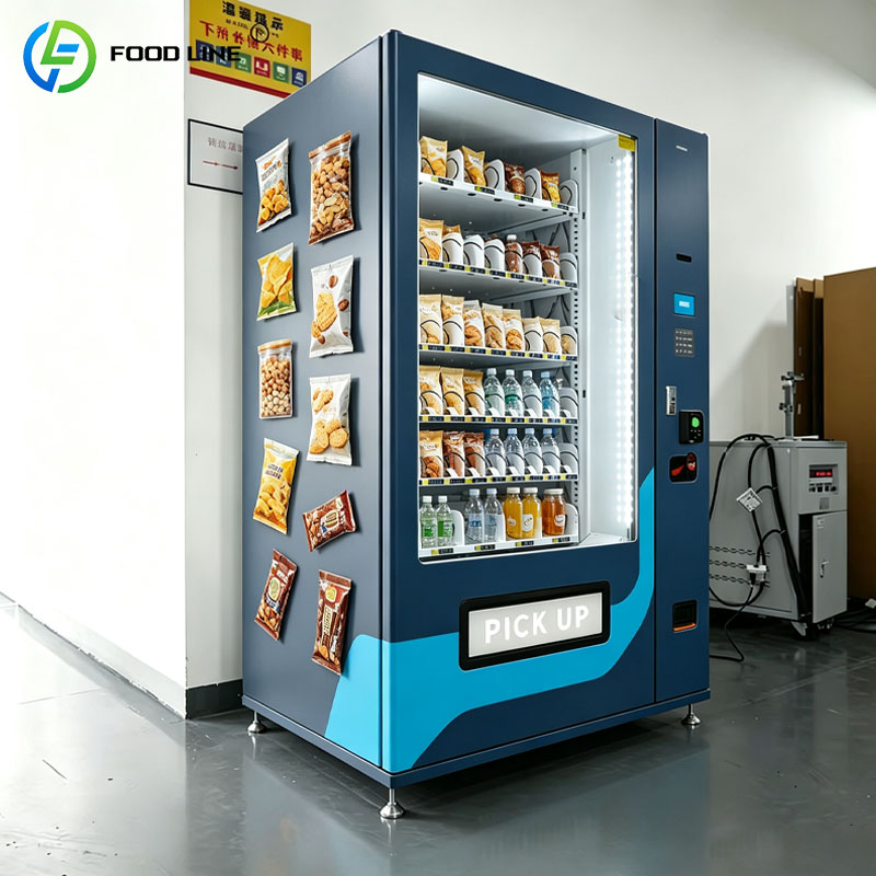 自動販売機カスタマイズされるスマートな自動食品スナック飲料コンボ ディスペンサー冷蔵商業市場