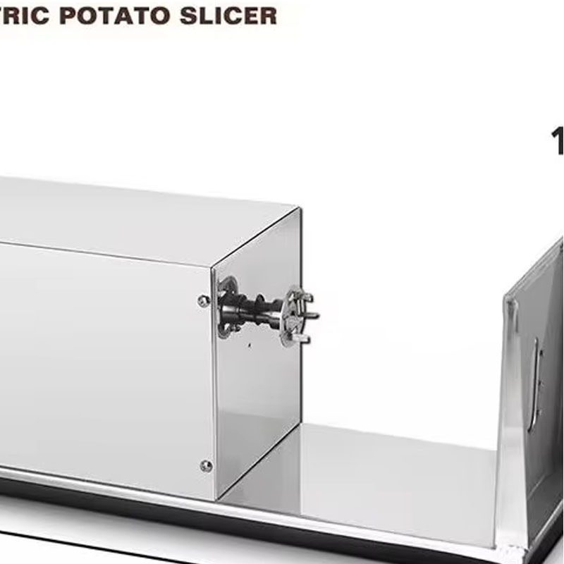 スパイラルポテトマシン電気ステンレス鋼ツイストポテトラック旋風ポテトタワースライサー