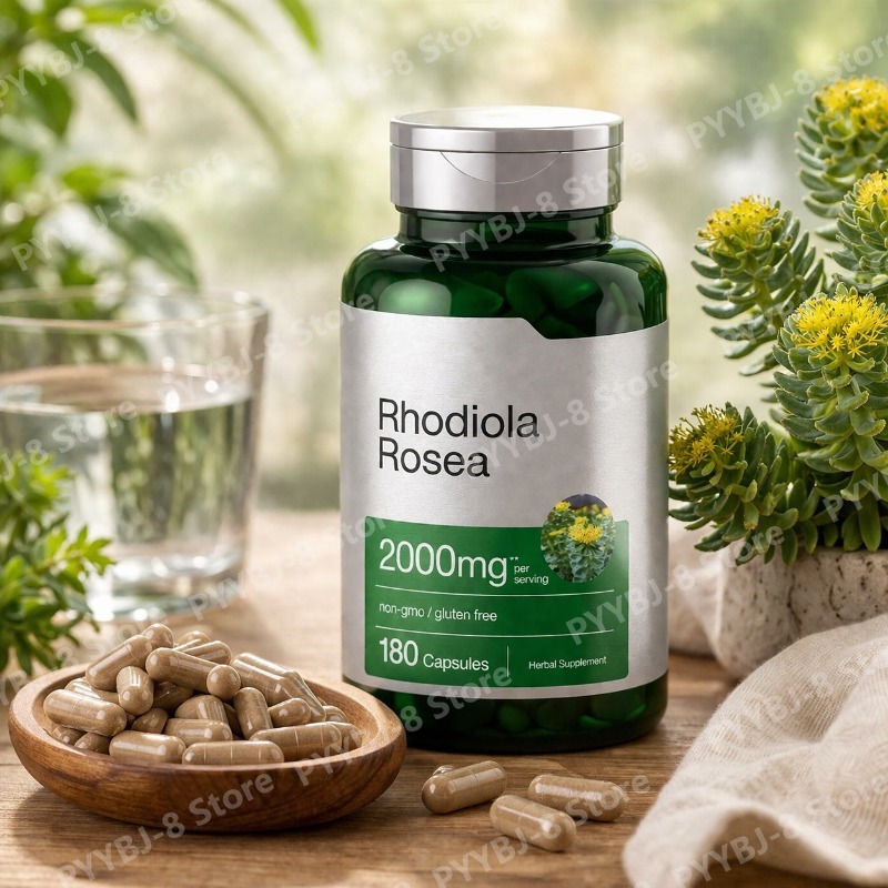 イワベンケイ カプセル 180 個、イワベンケイ根 2000mg 5:1 エキス植物サプリメント感情緩和