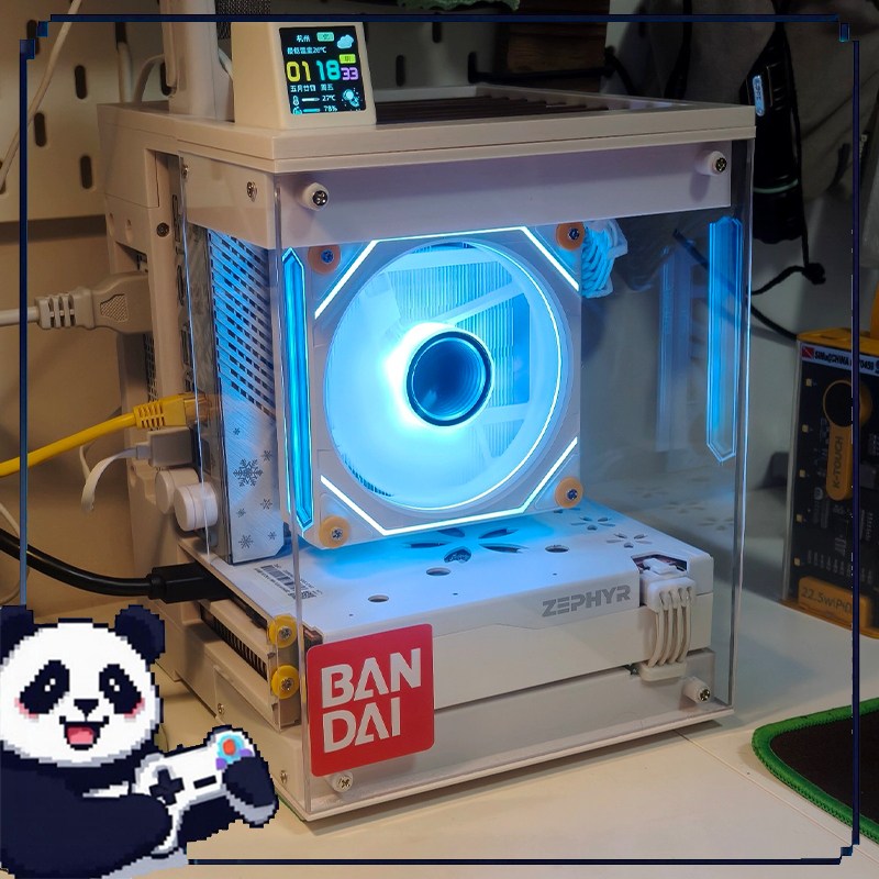 3d プリントミニ itx ケースサポート itx ボード Sfx 電源オーシャンフロント PC ケースデスクトップポータブルオフィスコンピュータホストシャーシ