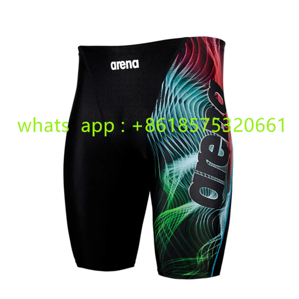 2023 メンズ水着トレーニングスイムショーツビーチトランクス水泳パンツ水着ジャマーサマースポーツサーフ Pantalones タイツショーツ