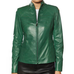 High-Quality Printed Women's Genuine Leather Jacket, Size XL—Factory Direct Sales, Low Minimum Order Quantity, Fashionable Fall Style