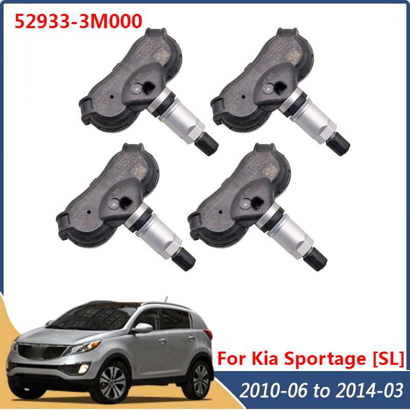 52933-3M000 TPMS 434MHZ 2010 2011 2012 2013 2014 Kia Sportage [SL] Hyundai Genesis [BH] タイヤ空気圧監視センサー 4 個