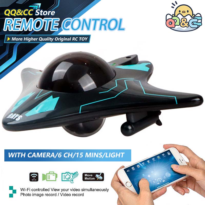 RC ボート潜水艦カメラ付き水中 6Ch リモコン Wifi Fpv リモコンボートラジコンおもちゃ Boyts 子供のギフト