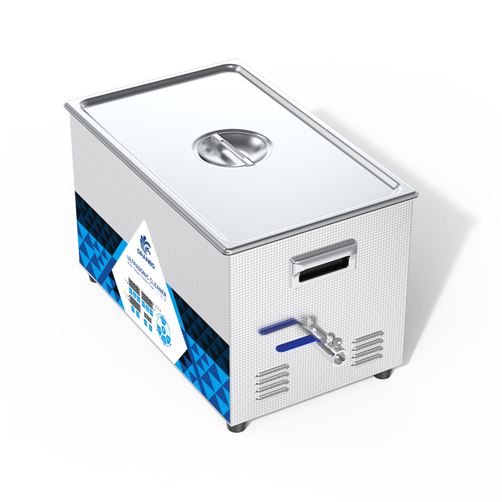 Granbo 22L 超音波洗浄機 700W 28/33/40KHz 産業用連続実行デジタル加熱洗浄機ワークショップ用