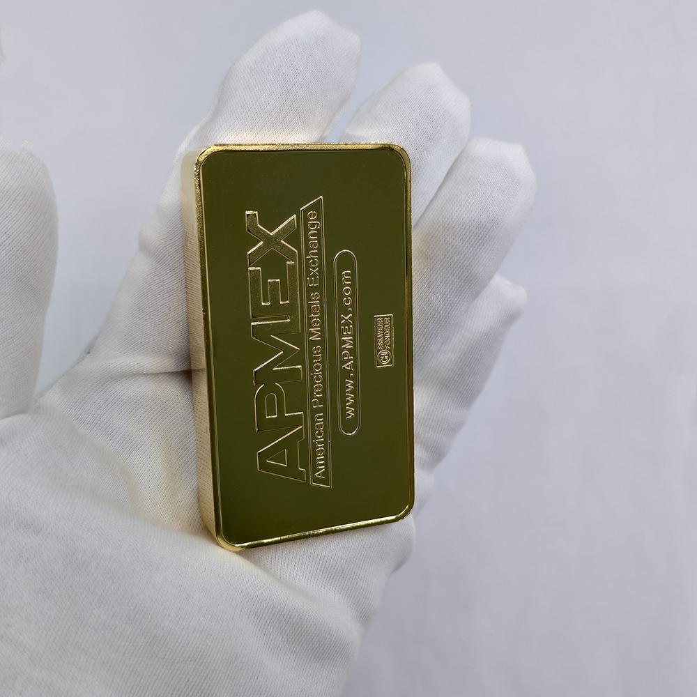 3 デザイン 10 オンス APMEX 金メッキ銅バー 非磁性 1 オンス ゴールド地金バー 独立したシリアル番号コレクション ギフト付き