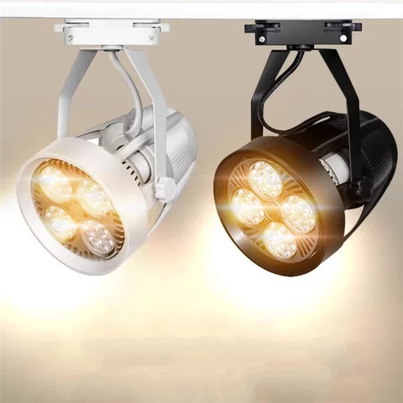 Led トラック照明器具レール COB 天井ランプスポットライト照明衣料品店リビングルーム店舗照明器具