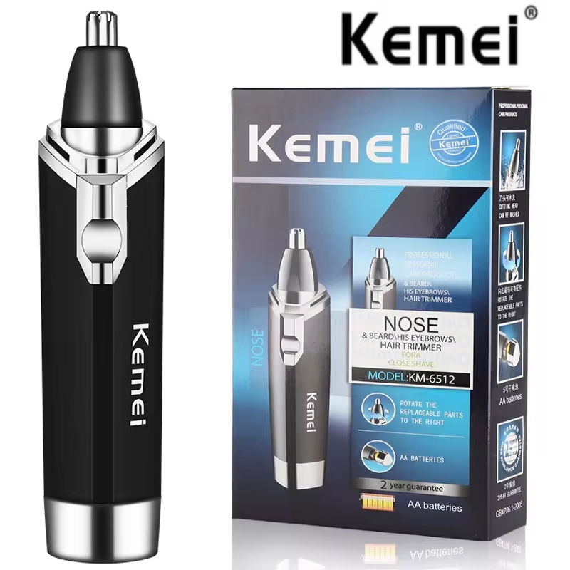 Kemei 鼻毛トリマー鼻ウール実装鼻毛カット洗浄トリマークリッパーとヘアカミソリ脱毛器リムーバー鼻毛